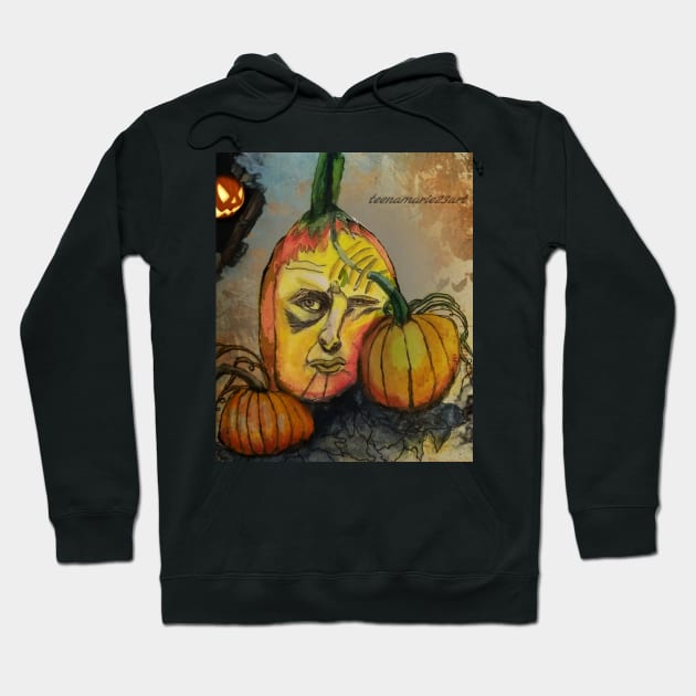 Pumpkin Hoodie by teenamarie23art